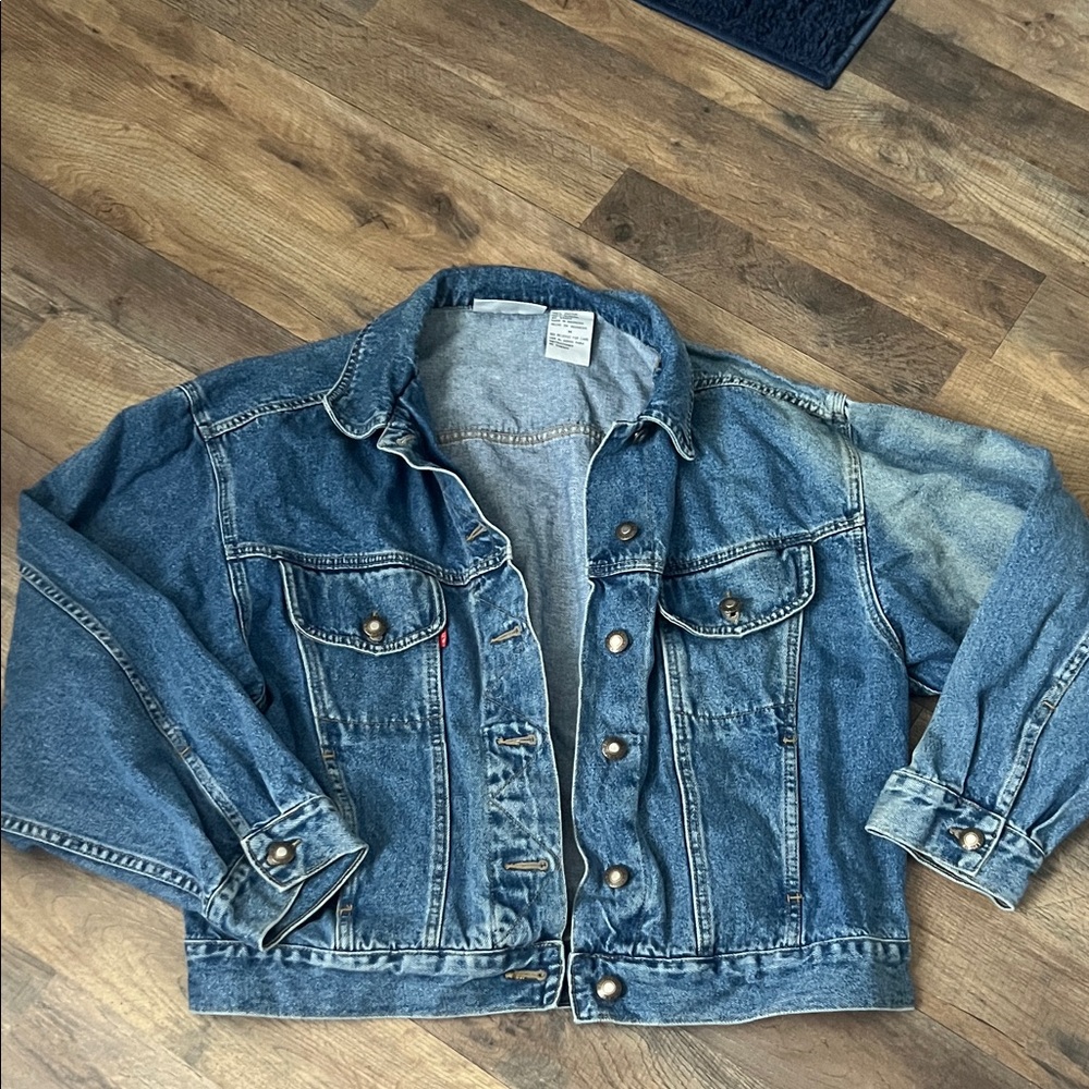Vintage Trendy Bugle Boy for her Denim Jean Jacket sz M